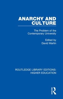 Anarchy and Culture: The Problem of the Contemporary University book