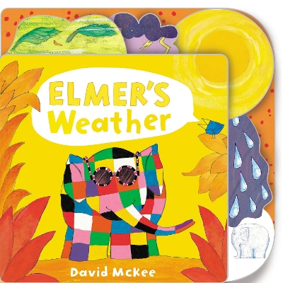 Elmer's Weather: Tabbed Board Book book
