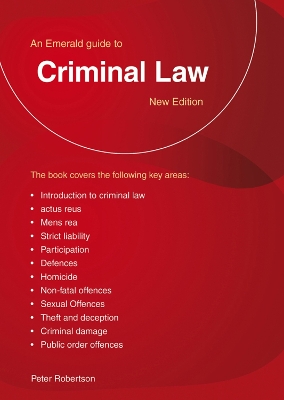 Criminal Law by Peter Robertson