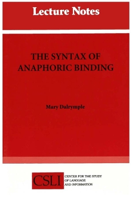 Syntax of Anaphoric Binding book