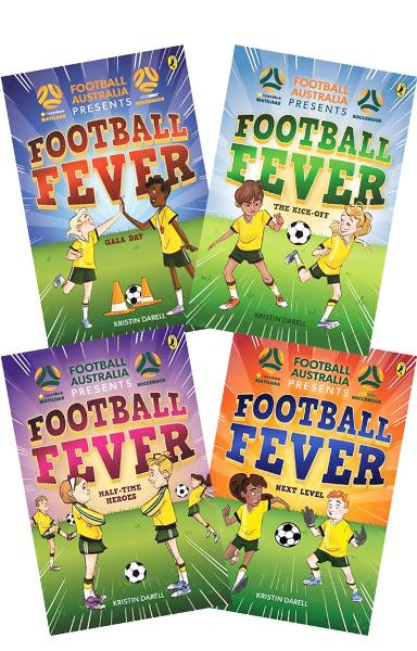 Football Fever Set of 4 book