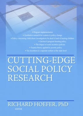 Cutting-Edge Social Policy Research book