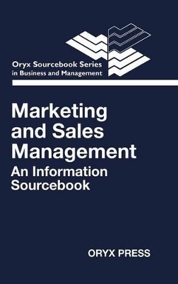 Marketing and Sales Management book