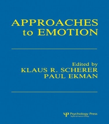 Approaches to Emotion book