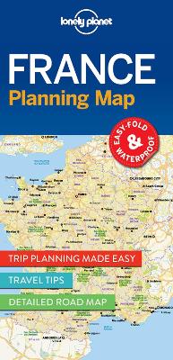 Lonely Planet France Planning Map book