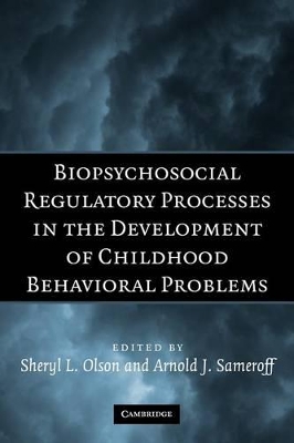Biopsychosocial Regulatory Processes in the Development of Childhood Behavioral Problems book