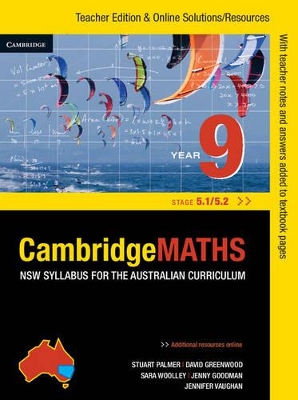 Cambridge Mathematics NSW Syllabus for the Australian Curriculum Year 9 5.1 and 5.2 Teacher Edition book