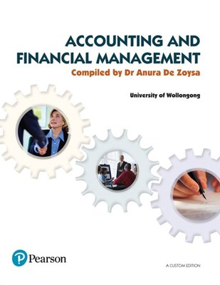 Accounting and Financial Management (Custom Edition) book