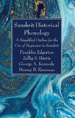 Sanskrit Historical Phonology book