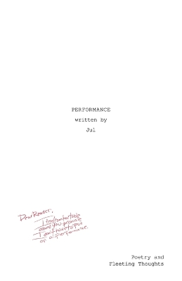 Performance book