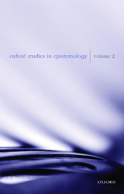 Oxford Studies in Epistemology book