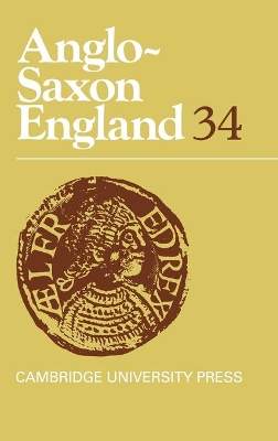 Anglo-Saxon England: Volume 34 book