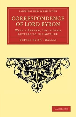 Correspondence of Lord Byron book