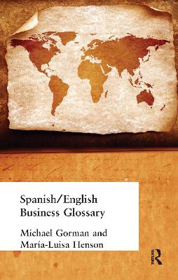 Spanish/English Business Glossary book