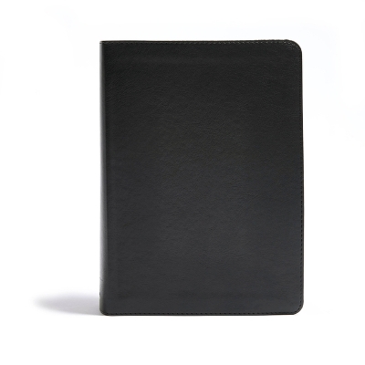 CSB He Reads Truth Bible, Black LeatherTouch Indexed book
