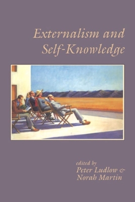 Externalism and Self-Knowledge book