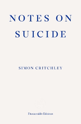 Notes on Suicide book