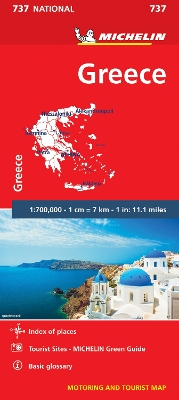 Greece - Michelin National Map 737: Map book