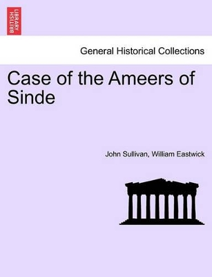 Case of the Ameers of Sinde book