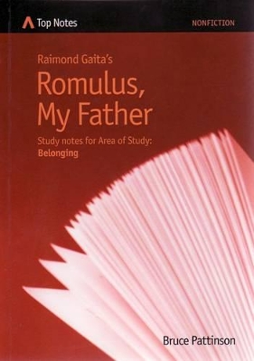 Romulus My Father: HSC Study Notes for Area of Study: Belonging book