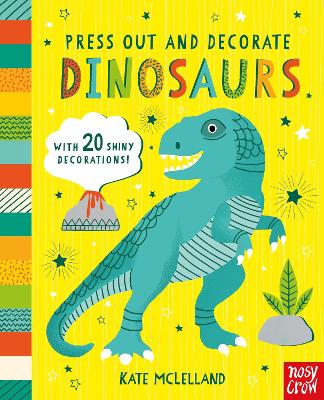 Press Out and Decorate: Dinosaurs book