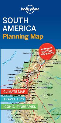 Lonely Planet South America Planning Map book