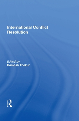 International Conflict Resolution book