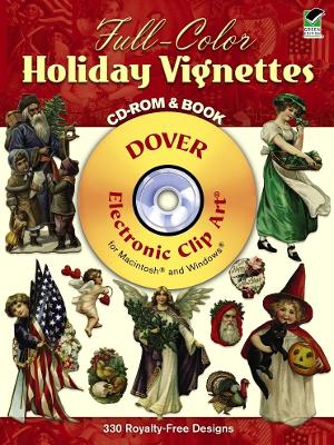 Full-Color Holiday Vignettes CD-ROM and Book book