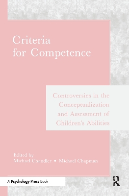 Criteria for Competence by Michael Chandler