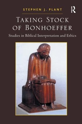 Taking Stock of Bonhoeffer book