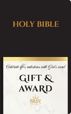 NRSV Updated Edition Gift & Award Bible (Imitation Leather, Black) book