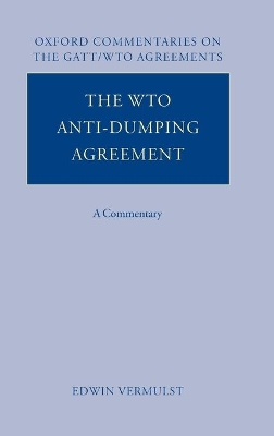 WTO Anti-Dumping Agreement book