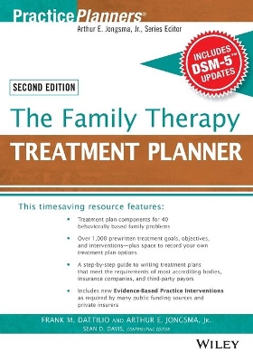 The Family Therapy Treatment Planner, with DSM-5 Updates, 2nd Edition book
