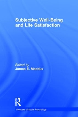 Subjective Well-Being and Life Satisfaction book