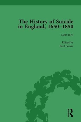 History of Suicide in England, 1650-1850 book