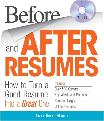 Before and After Resumes with CD book