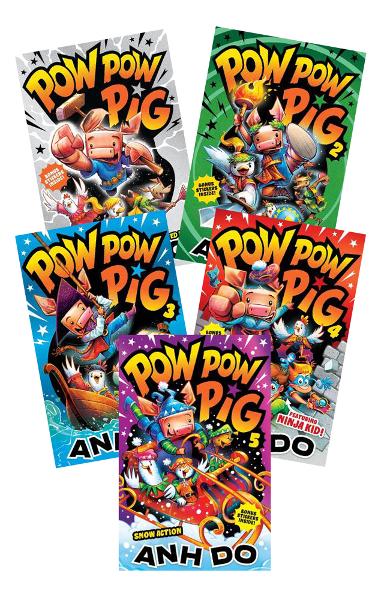 Pow Pow Pig Set of 5 Books book