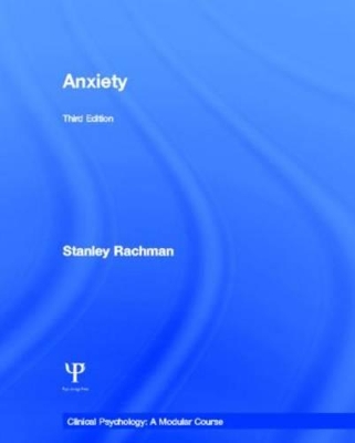 Anxiety by S Rachman