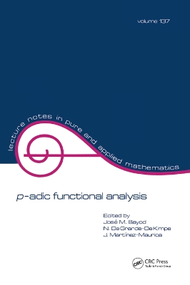 p-adic Function Analysis book