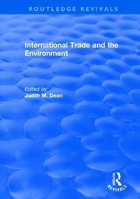 International Trade and the Environment book