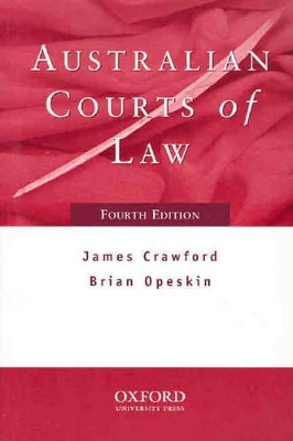 Australian Courts of Law 4e book