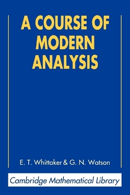 Course of Modern Analysis book