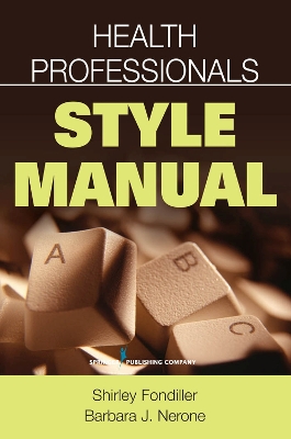 Health Professionals Style Manual book