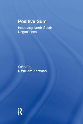 Positive Sum by I. William Zartman