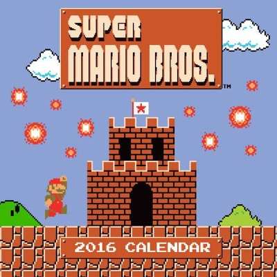 Super Mario Brothers 2016 Wall Calendar book