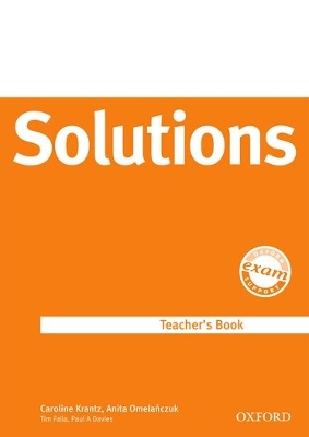 Solutions Upper-Intermediate: Teacher's Book book