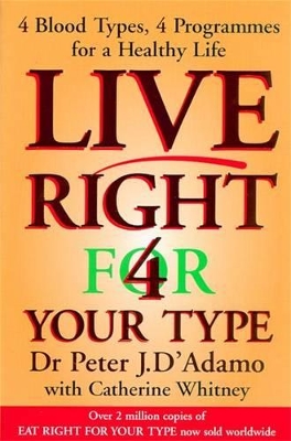 Live Right For Your Type by Peter J. D'Adamo