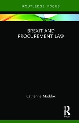 Brexit and Procurement Law book