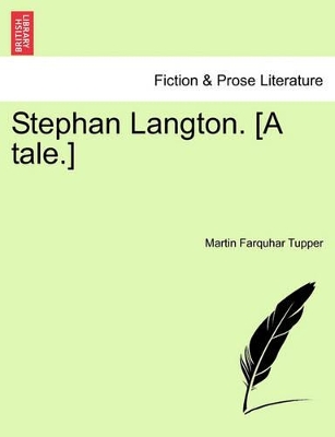 Stephan Langton. [A Tale.] book