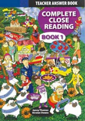 Complete Close Reading 1 Teachers Book : Year 9 book